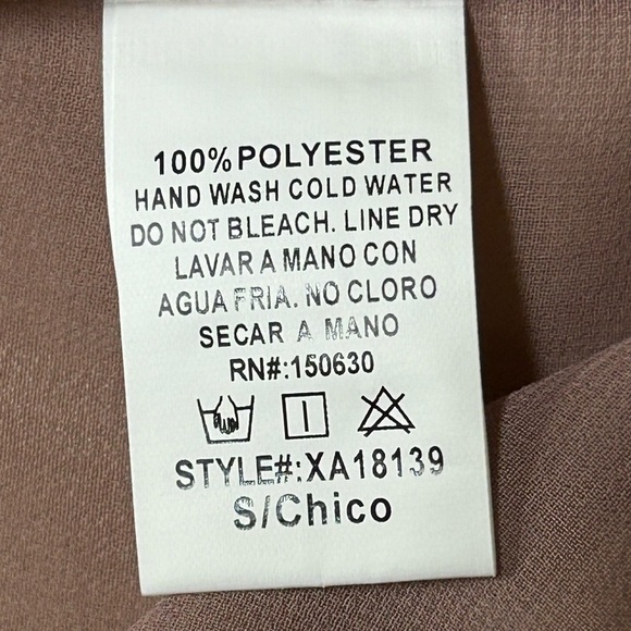 Windsor Light Weight Semi Sheer Pink Duster Size Small NWT - Picture 5 of 5